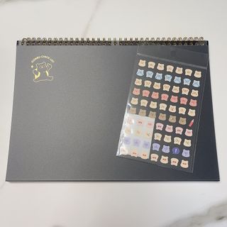 리훈 곰부 체크리스트+ 곰부 리무버블스티커 1장 — 5점을 준 리뷰어가 2021년 5월 올린 사용 사진