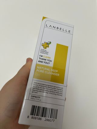 랑벨 내츄럴 딥 포어 클렌저 210ml (저자극 약산성 천연 클렌징 젤) — 5점을 준 리뷰어가 2022년 3월 올린 사용 사진