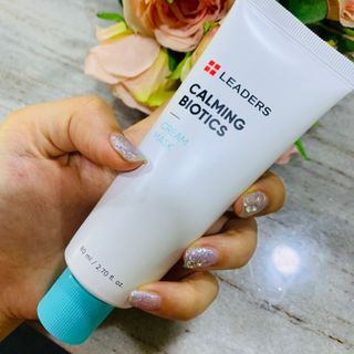 리더스코스메틱 리더스 카밍 바이오틱스 크림 마스크 — 5점을 준 리뷰어가 2021년 6월 올린 사용 사진