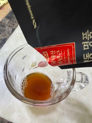 광동생활건강 광동 명품 홍삼대보진 50mL x 30포 — 5점을 준 리뷰어가 2023년 4월 올린 사용 사진