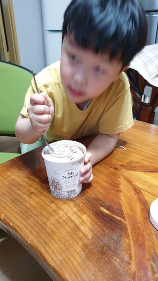 마이노멀 키토스노우 2개 Set  - 바닐라/초코/그린티 3종 중 선택 — 4.5점을 준 리뷰어가 2021년 5월 올린 사용 사진