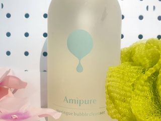 아미퓨어 [라이브] 피부장벽 강화를 위한 머랭 버블 클렌저 천연계면활성제로 온가족 사용가능 — 5점을 준 리뷰어가 2021년 6월 올린 사용 사진