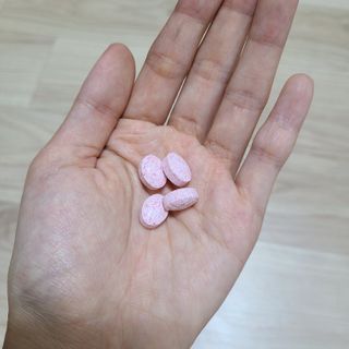 입 냄새 완화에 도움을 주는 에티켓 캔디 복숭아맛 앳캔디 — 5점을 준 리뷰어가 2020년 12월 올린 사용 사진