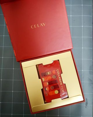 프리마인 귀족의 콜라겐, 92배 흡수율. 럭셔리 프리미엄 셀라브 콜라겐필름 30매 — 5점을 준 리뷰어가 2021년 10월 올린 사용 사진