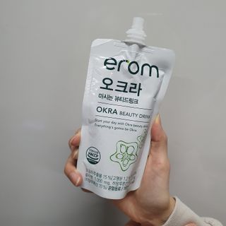 [이롬] 오크라 마시는 뷰티드링크 100mL x 20입 — 5점을 준 리뷰어가 2022년 7월 올린 사용 사진