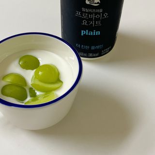 숲골 임실치즈마을 프로바이오 요거트 450ml 2개 — 5점을 준 리뷰어가 2021년 10월 올린 사용 사진