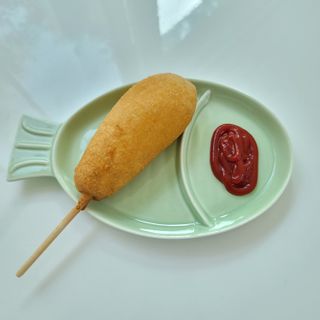 오마뎅 한우핫도그 — 5점을 준 리뷰어가 2021년 5월 올린 사용 사진