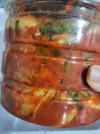 셰프애찬 알배기 겉절이 김치 1kg — 5점을 준 리뷰어가 2022년 9월 올린 사용 사진