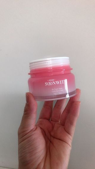 SOONWITH 바이오 수퍼 아쿠아 하이드로 젤 크림 — 4점을 준 리뷰어가 2021년 2월 올린 사용 사진
