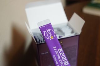 [유산균] 오마이락 프리미엄 포스트바이오틱스 30P — 5점을 준 리뷰어가 2022년 12월 올린 사용 사진
