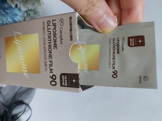 프리 [경남제약헬스케어] 케어플러스 리포좀 글루타치온 필름 90 1박스(30매) — 5점을 준 리뷰어가 2024년 10월 올린 사용 사진