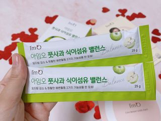 아임오 풋사과 식이섬유 밸런스 젤리 14포 — 5점을 준 리뷰어가 2021년 10월 올린 사용 사진