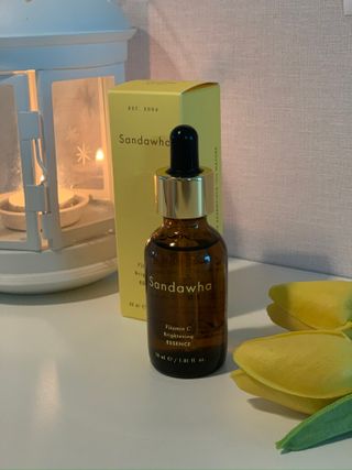 스킨큐어 산다화 비타민c 화이트닝 에센스 30ml — 5점을 준 리뷰어가 2024년 1월 올린 사용 사진