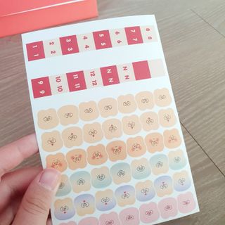 리훈 곰부 세우는 체크리스트 위클리 탁상 플래너 주간 일주일 계획표 — 5점을 준 리뷰어가 2023년 2월 올린 사용 사진