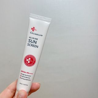 닥터셀멜로 셀멜로 올인원 선스크린 — 3점을 준 리뷰어가 2021년 6월 올린 사용 사진