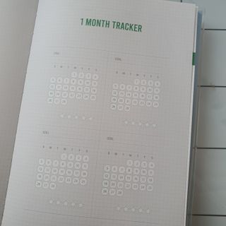 리훈 2023년 아이라이크 모눈 다이어리 미니달력 세트 — 5점을 준 리뷰어가 2022년 12월 올린 사용 사진