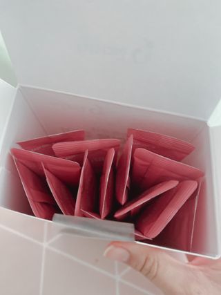 [인디닥터] 면역 생생 핑크 이뮨 젤리 — 4.5점을 준 리뷰어가 2022년 3월 올린 사용 사진