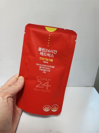클린24시간 레드박스 1BOX(5포) + 전용보틀(500ml) — 4점을 준 리뷰어가 2024년 3월 올린 사용 사진