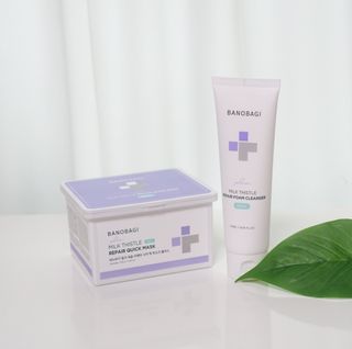 바노바기 코스메틱 바노바기 밀크씨슬 리페어 시카 폼 클렌저 플러스 120ml + 퀵 마스크 플러스 30매 — 5점을 준 리뷰어가 2023년 8월 올린 사용 사진