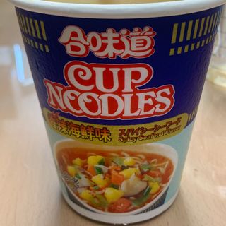 NISSIN 닛신 컵누들  4종 - 씨푸드오리지날, 씨푸드 스파이시, 씨푸드 커리, 씨푸드 XO소스 — 4.5점을 준 리뷰어가 2022년 3월 올린 사용 사진