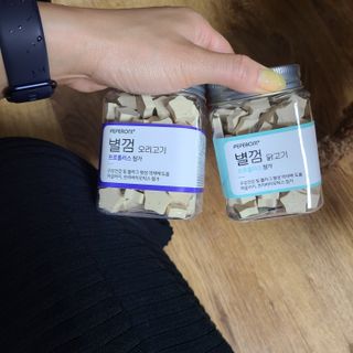 페페로니 자기전에 먹는 저알러지 껌 세트 치킨+오리 — 5점을 준 리뷰어가 2021년 7월 올린 사용 사진