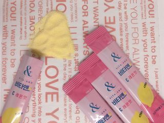 비타앤C 레몬맛, 망고맛 — 5점을 준 리뷰어가 2021년 5월 올린 사용 사진