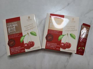 자연에온 가득담은 몽모랑시 타트체리 콜라겐 젤리스틱 — 5점을 준 리뷰어가 2021년 1월 올린 사용 사진