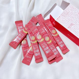 [인디닥터] 면역 생생 핑크 이뮨 젤리 — 5점을 준 리뷰어가 2022년 5월 올린 사용 사진