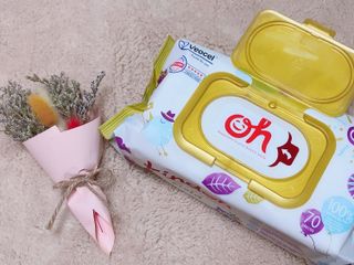 킨도 아기 물티슈 골드 일반형 — 4.5점을 준 리뷰어가 2021년 12월 올린 사용 사진