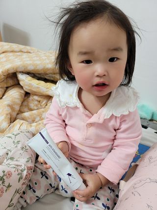 아토스탠다드 베이비크림 — 5점을 준 리뷰어가 2021년 1월 올린 사용 사진