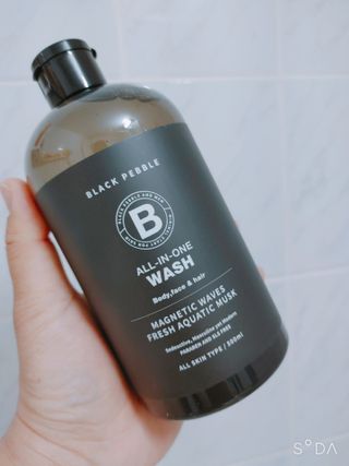 블랙페블 올인원 워시 마그네틱 웨이브 500ml — 4점을 준 리뷰어가 2021년 6월 올린 사용 사진