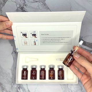 제이앤디바이오 앙코르 블랑 브라이트닝 앰플 — 5점을 준 리뷰어가 2022년 2월 올린 사용 사진