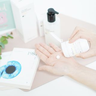 씽크바이오 히알루론 에센스 에어볼 28ea/ 부스팅 세럼 250ml 2종 세트 — 5점을 준 리뷰어가 2022년 7월 올린 사용 사진
