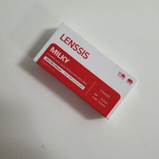 렌시스 LENSSIS [ 렌시스 ] 데일리 소프트한 색감렌즈 ＃밀키시리즈 1개월용 ｜ 3컬러 중 택1 ｜ — 5점을 준 리뷰어가 2021년 6월 올린 사용 사진