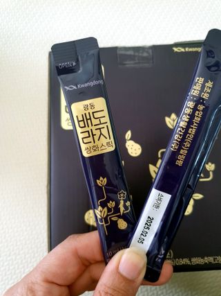 광동생활건강 나우 [광동] 배도라지 쌍화스틱 10mL x 100포 — 5점을 준 리뷰어가 2023년 3월 올린 사용 사진