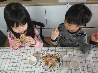 [풀무원] 토이쿠키만들기 브레드이발소 — 5점을 준 리뷰어가 2020년 12월 올린 사용 사진