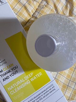 랑벨 내츄럴 딥 클렌징 워터 500ml — 5점을 준 리뷰어가 2022년 6월 올린 사용 사진