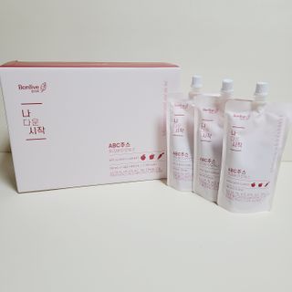 12월 15일 출시, 건강기능식품 브랜드 본리브 나 다운 시작 제품 3종 — 5점을 준 리뷰어가 2021년 1월 올린 사용 사진