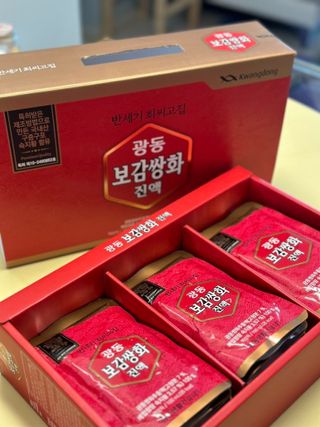 광동생활건강 [광동]진하고 깊은 풍미, 광동 보감쌍화진액 100mL * 18포 — 5점을 준 리뷰어가 2024년 7월 올린 사용 사진