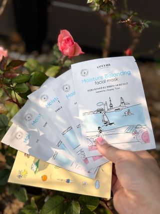 세뚜아(Cettua) [세뚜아] 모이스처 밸런싱 페이셜 마스크 Cettua Moisture Balancing Facial Mask 5매 — 5점을 준 리뷰어가 2024년 4월 올린 사용 사진