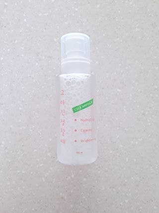 [시카앰플] 묘오한 고마진정할때 진정 스프레이 앰플 150ml — 5점을 준 리뷰어가 2021년 3월 올린 사용 사진