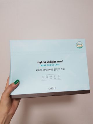 아므_이너뷰티 라이트 앤 딜라이트 밀 민트 초코 — 5점을 준 리뷰어가 2021년 7월 올린 사용 사진