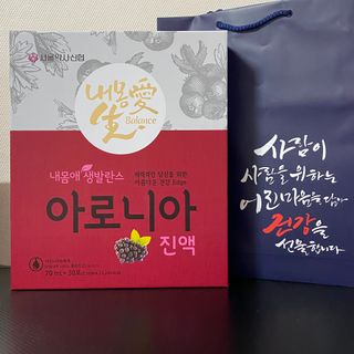 서울약사신협_내몸애생발란스아로니아_70ml x 30포 — 5점을 준 리뷰어가 2021년 7월 올린 사용 사진