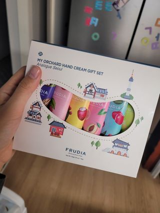 [후르디아] 골라쓰는 과즙향 핸드크림 기프트세트 — 5점을 준 리뷰어가 2023년 12월 올린 사용 사진