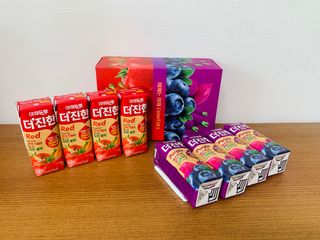 [롯데칠성] 야채듬뿍 더'진한 [롯데칠성] 야채는 이제 COLORFULL! 야채듬뿍  더 진한 레드 4개 +퍼플 4개 (총 8개) — 5점을 준 리뷰어가 2023년 6월 올린 사용 사진