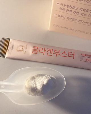더리틀스 콜라겐부스터 — 5점을 준 리뷰어가 2022년 12월 올린 사용 사진