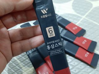 [푸름웰니스] 프리미엄 6년근 홍삼스틱 3mg x 100포 — 5점을 준 리뷰어가 2022년 2월 올린 사용 사진