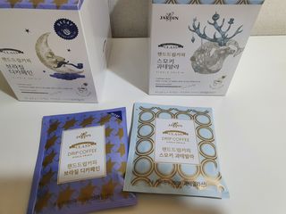 (주)쟈뎅 쟈뎅 클래스 핸드 드립 커피 10P 2종_디카페인 1종+랜덤 플레이버 1종 — 5점을 준 리뷰어가 2021년 4월 올린 사용 사진