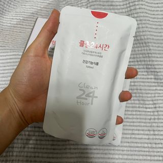 클린24시간 1BOX(5포) + 전용보틀(500ml) — 4점을 준 리뷰어가 2022년 8월 올린 사용 사진
