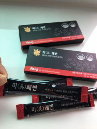 새롬바이오 리생 [미쾌변] 차전자피 식이섬유 건강기능식품 3팩 — 4.5점을 준 리뷰어가 2021년 6월 올린 사용 사진